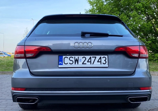 Audi A4 cena 82500 przebieg: 145000, rok produkcji 2018 z Grudziądz małe 46